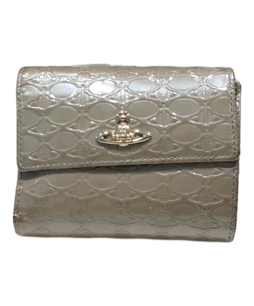 Vivienne Westwood（ヴィヴィアンウエストウッド）Vivienne Westwood (ヴィヴィアンウエストウッド) 3つ折り財布 グレーの古着・服飾アイテム