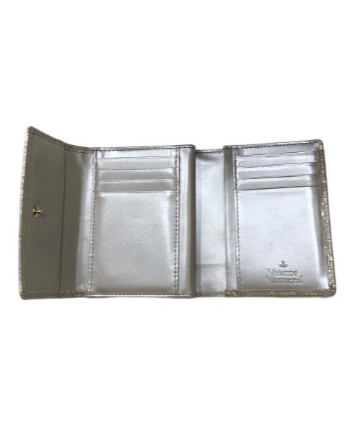 Vivienne Westwood（ヴィヴィアンウエストウッド）Vivienne Westwood (ヴィヴィアンウエストウッド) 3つ折り財布 グレーの古着・服飾アイテム