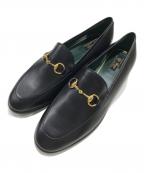 GUCCIグッチ）の古着「ホースビットローファー」｜ブラック