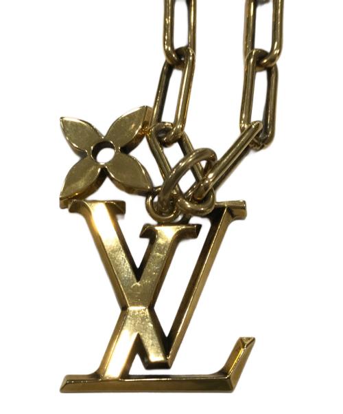 LOUIS VUITTON（ルイ ヴィトン）LOUIS VUITTON (ルイ ヴィトン) コリエ LVフラワーネックレス ゴールドの古着・服飾アイテム