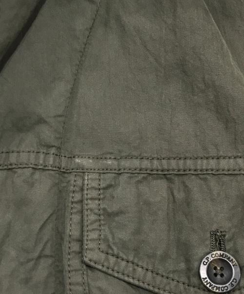 C.P COMPANY（シーピーカンパニー）C.P COMPANY (シーピーカンパニー) ナイロンミックスフーデッドジャケット カーキ サイズ:Mの古着・服飾アイテム