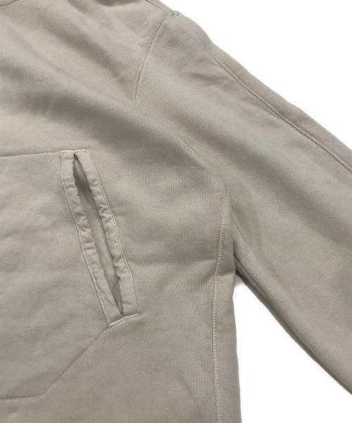 C.P COMPANY（シーピーカンパニー）C.P COMPANY (シーピーカンパニー) ニット切替フーデッドスウェット ベージュ サイズ:Sの古着・服飾アイテム