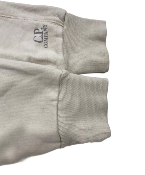 C.P COMPANY（シーピーカンパニー）C.P COMPANY (シーピーカンパニー) ニット切替フーデッドスウェット ベージュ サイズ:Sの古着・服飾アイテム
