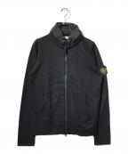 STONE ISLANDストーンアイランド）の古着「フーデッドニットジャケット」｜ブラック