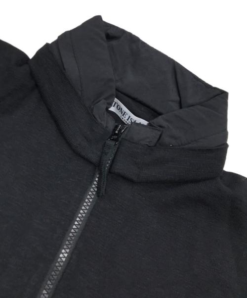 STONE ISLAND（ストーンアイランド）STONE ISLAND (ストーンアイランド) フーデッドニットジャケット ブラック サイズ:Sの古着・服飾アイテム