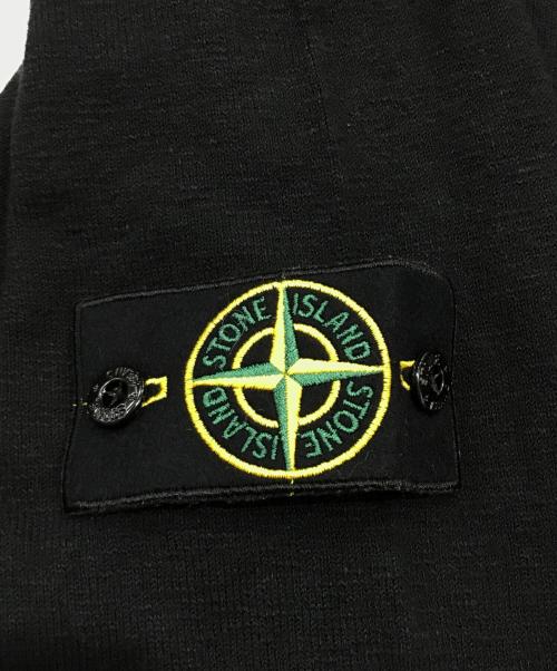 STONE ISLAND（ストーンアイランド）STONE ISLAND (ストーンアイランド) フーデッドニットジャケット ブラック サイズ:Sの古着・服飾アイテム
