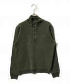 C.P COMPANYシーピーカンパニー）の古着「ヘンリーネックスウェット」｜カーキ