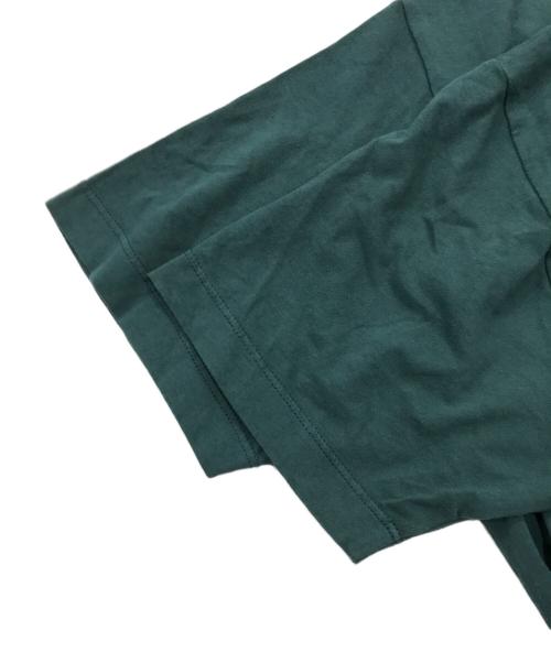 STONE ISLAND（ストーンアイランド）STONE ISLAND (ストーンアイランド) フロントロゴプリントTシャツ/半袖カットソー カーキ サイズ:Sの古着・服飾アイテム