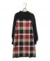 BLUE LABEL CRESTBRIDGE（ブルーレーベルクレストブリッジ）の古着「チェックニットワンピース」｜マルチカラー
