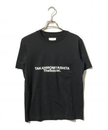 TAKAHIROMIYASHITA TheSoloIst.（タカヒロミヤシタ ザソロイスト）の古着「ロゴプリントTシャツ/半袖カットソー」｜ブラック