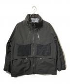 WHITE MOUNTAINEERINGホワイトマウンテ二アニング）の古着「GORE-TEX LUGGAGE JACKET/ラゲッジジャケット/防水ジャケット」｜ブラック