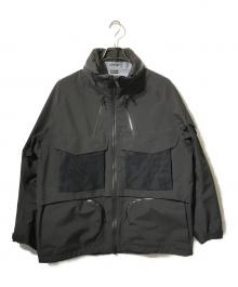 WHITE MOUNTAINEERING（ホワイトマウンテ二アニング）の古着「GORE-TEX LUGGAGE JACKET/ラゲッジジャケット/防水ジャケット」｜ブラック