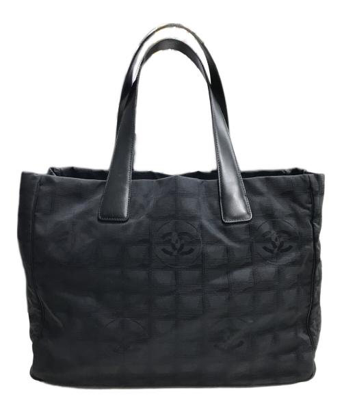 CHANEL（シャネル）CHANEL (シャネル) ニュートラベルライントートバッグ ブラックの古着・服飾アイテム