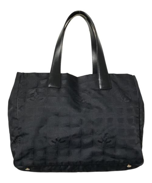 CHANEL（シャネル）CHANEL (シャネル) ニュートラベルライントートバッグ ブラックの古着・服飾アイテム