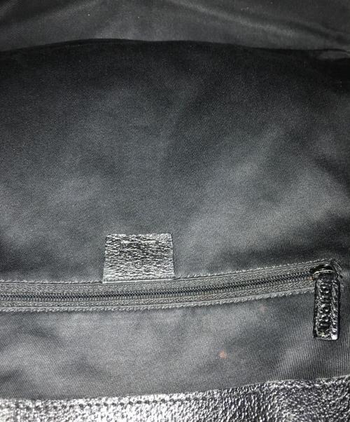 GUCCI（グッチ）GUCCI (グッチ) GGキャンバストートバッグ ブラックの古着・服飾アイテム