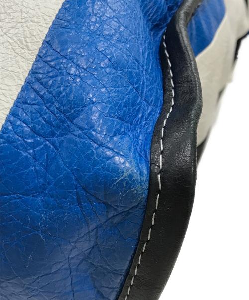 BALENCIAGA（バレンシアガ）BALENCIAGA (バレンシアガ) バザールショッパートートバッグ ブルー×ブラック×ホワイトの古着・服飾アイテム