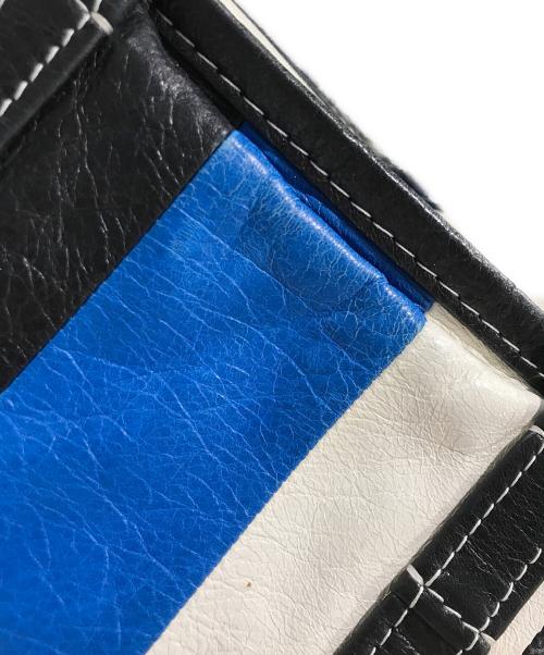 BALENCIAGA（バレンシアガ）BALENCIAGA (バレンシアガ) バザールショッパートートバッグ ブルー×ブラック×ホワイトの古着・服飾アイテム