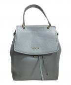 FURLAフルラ）の古着「アニタ2WAYバッグ」｜スカイブルー