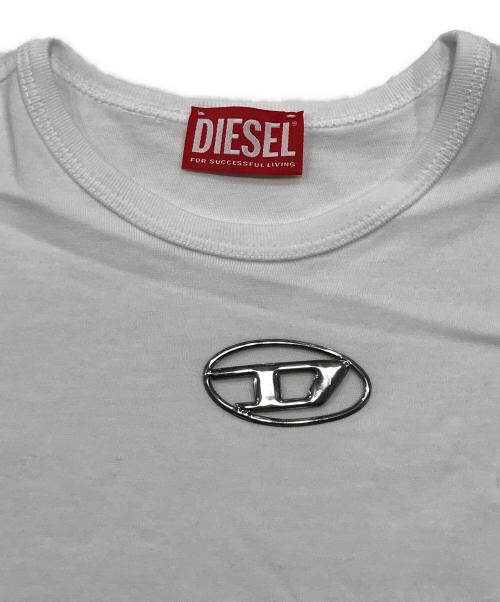 DIESEL（ディーゼル）DIESEL (ディーゼル) コットン オーバルD Tシャツ ホワイト サイズ:Sの古着・服飾アイテム