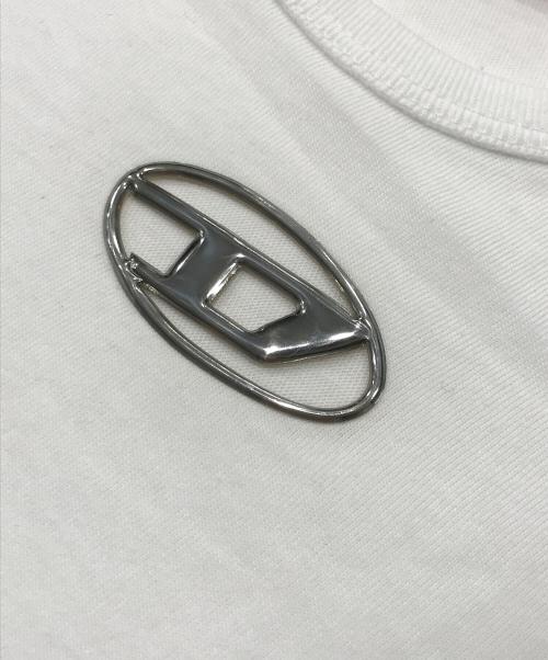 DIESEL（ディーゼル）DIESEL (ディーゼル) コットン オーバルD Tシャツ ホワイト サイズ:Sの古着・服飾アイテム