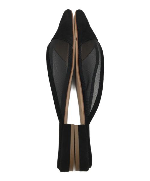 FABIO RUSCONI（ファビオルスコーニ）FABIO RUSCONI (ファビオルスコーニ) フラットサンダル ブラック サイズ:38の古着・服飾アイテム