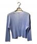 PLEATS PLEASE (プリーツプリーズ) プリーツトッパーカーディガン/プリーツカーディガン ブルー サイズ:3：15000円