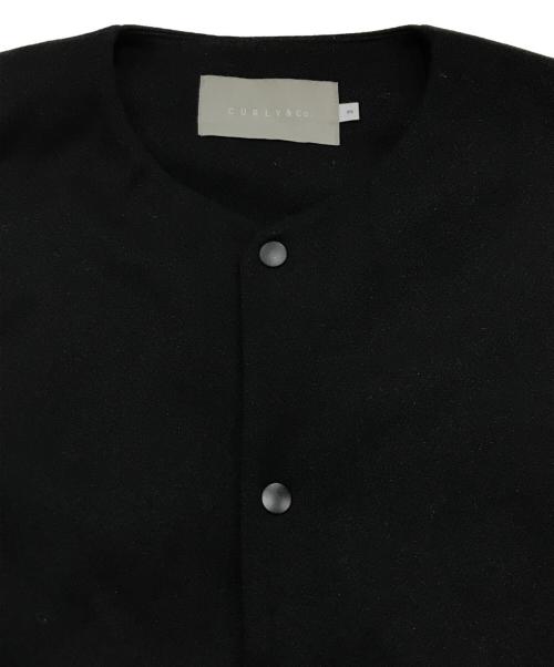 CURLY&Co.（カーリー）CURLY&Co. (カーリー) パデッドベスト ブラック サイズ:2の古着・服飾アイテム