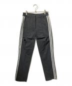 adidas×KSENIA SCHNAIDERアディダス×クセニア シュナイダー）の古着「リプロセス スリット トラックパンツ」｜ブラック×ホワイト