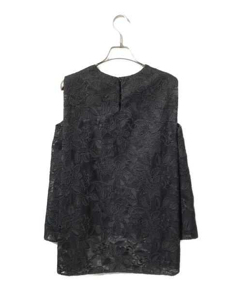 ADORE（アドーア）ADORE (アドーア) レースノースリーブブラウス ブラック サイズ:SIZE 38の古着・服飾アイテム