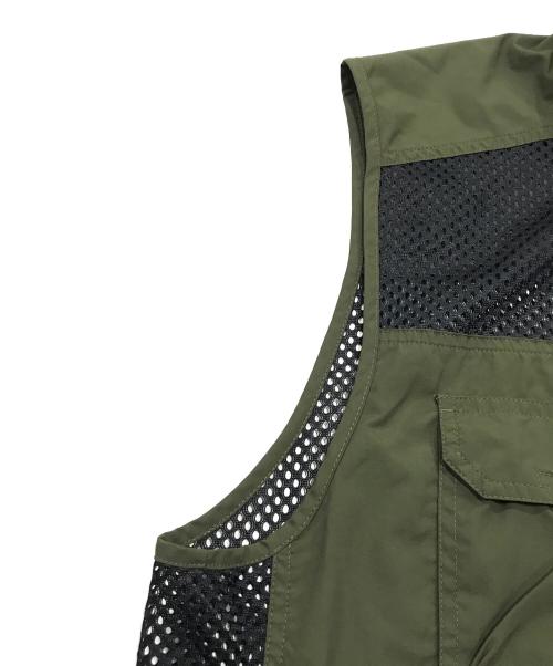 THE NORTH FACE（ザ ノース フェイス）THE NORTH FACE (ザ ノース フェイス) Earthly Mesh Vest カーキ×ブラック サイズ:Lの古着・服飾アイテム