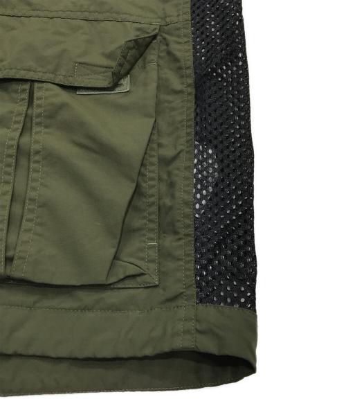 THE NORTH FACE（ザ ノース フェイス）THE NORTH FACE (ザ ノース フェイス) Earthly Mesh Vest カーキ×ブラック サイズ:Lの古着・服飾アイテム
