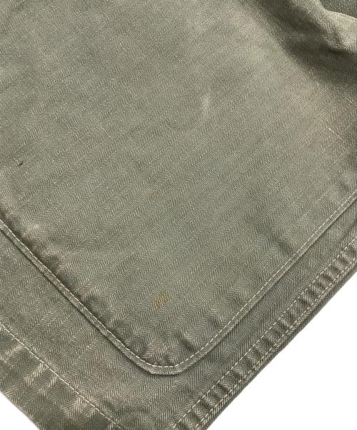 TENDERLOIN（テンダーロイン）TENDERLOIN (テンダーロイン) ヘリンボーンカバーオール グリーン サイズ:Lの古着・服飾アイテム