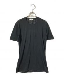 HELMUT LANG（ヘルムートラング）の古着「シアーカットソー」｜ブラック