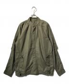 MAHARISHIマハリシ）の古着「スタンドカラー比翼ジャケット」｜グリーン