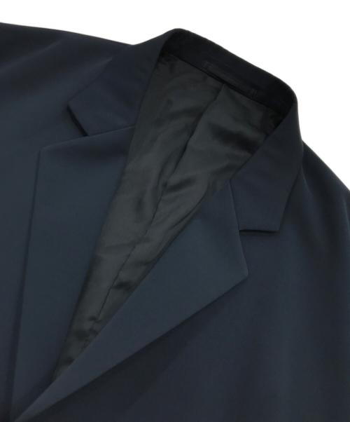 LAD MUSICIAN（ラッドミュージシャン）LAD MUSICIAN (ラッドミュージシャン) ポリエステル ツイル ロングコート ネイビー サイズ:44の古着・服飾アイテム