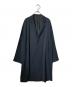 LAD MUSICIAN（ラッドミュージシャン）の古着「ポリエステル ツイル ロングコート」｜ネイビー