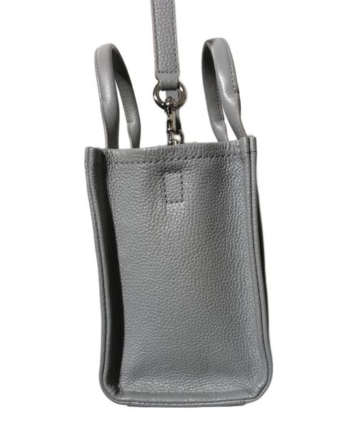 MARC JACOBS（マークジェイコブス）MARC JACOBS (マークジェイコブス) THE LEATHER TOTE BAG グレーの古着・服飾アイテム