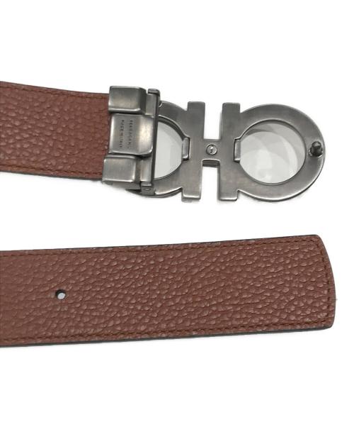 Salvatore Ferragamo（サルヴァトーレ フェラガモ）Salvatore Ferragamo (サルヴァトーレ フェラガモ) ガンチーニバックルレザーベルト ブラックの古着・服飾アイテム