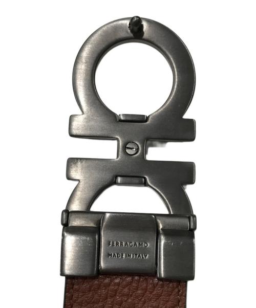 Salvatore Ferragamo（サルヴァトーレ フェラガモ）Salvatore Ferragamo (サルヴァトーレ フェラガモ) ガンチーニバックルレザーベルト ブラックの古着・服飾アイテム