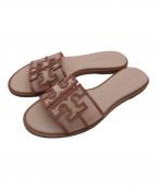 TORY BURCHトリーバーチ）の古着「ロゴサンダル」｜ピンク