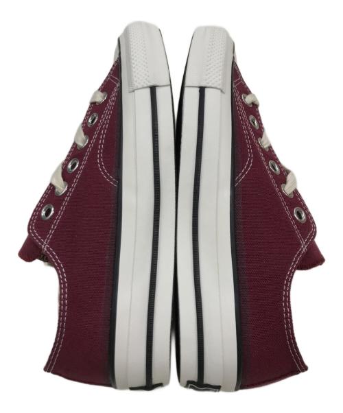 CONVERSE ADDICT（コンバース アディクト）CONVERSE ADDICT (コンバース アディクト) ローカットスニーカー レッド サイズ:US5.5の古着・服飾アイテム