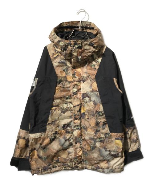 THE NORTH FACE（ザ ノース フェイス）THE NORTH FACE (ザ ノース フェイス) Supreme (シュプリーム) マウンテンライトジャケット ブラック×ブラウン サイズ:Mの古着・服飾アイテム