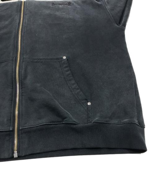 SUPPLIER（サプライヤー）SUPPLIER (サプライヤー) ボクシーフィットジップロゴフーディ ブラック サイズ:XLの古着・服飾アイテム