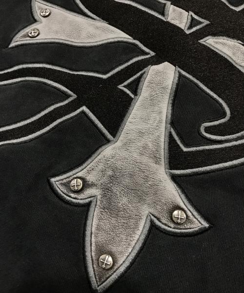 SUPPLIER（サプライヤー）SUPPLIER (サプライヤー) ボクシーフィットジップロゴフーディ ブラック サイズ:XLの古着・服飾アイテム