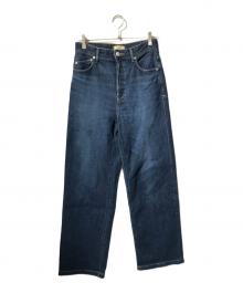 YANUK（ヤヌーク）の古着「LILITH/PREMIUM2 ワイドストレート デニムパンツ」｜インディゴ