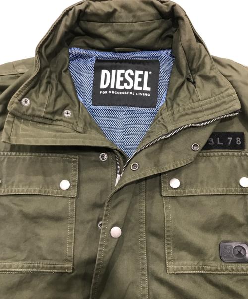 DIESEL（ディーゼル）DIESEL (ディーゼル) ミリタリージャケット カーキ サイズ:Mの古着・服飾アイテム