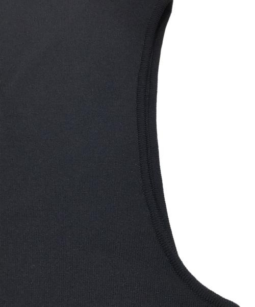 MACKINTOSH LONDON（マッキントッシュ ロンドン）MACKINTOSH LONDON (マッキントッシュ ロンドン) レーヨンニットベスト ブラック サイズ:38の古着・服飾アイテム