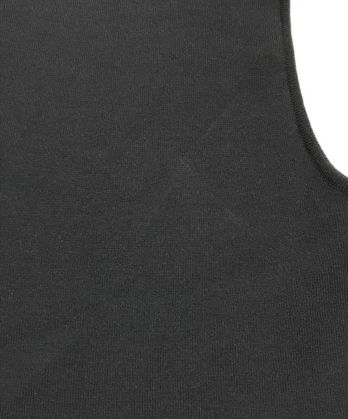 MACKINTOSH LONDON（マッキントッシュ ロンドン）MACKINTOSH LONDON (マッキントッシュ ロンドン) レーヨンニットベスト ブラック サイズ:38の古着・服飾アイテム