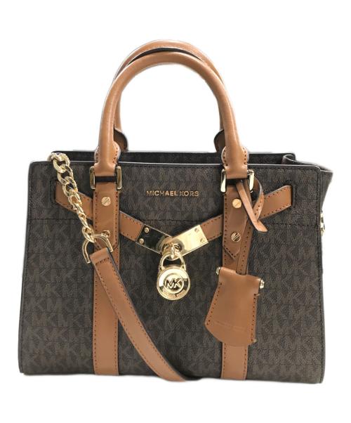 MICHAEL KORS（マイケル・コース）MICHAEL KORS (マイケル・コース) 2WAYバッグ ブラウンの古着・服飾アイテム