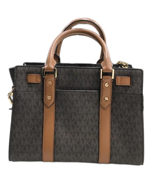MICHAEL KORS（マイケル・コース）MICHAEL KORS (マイケル・コース) 2WAYバッグ ブラウンの古着・服飾アイテム